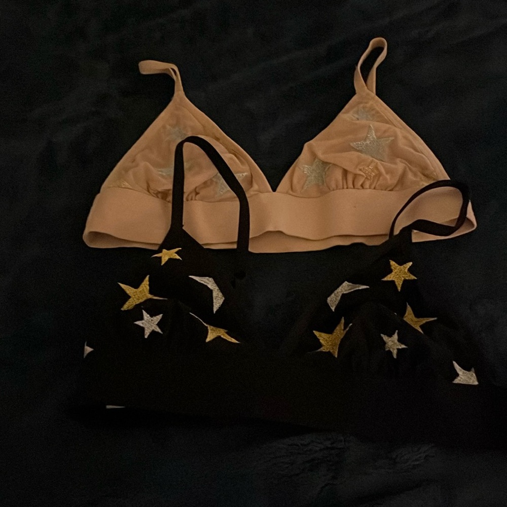 VS Pink bralettes